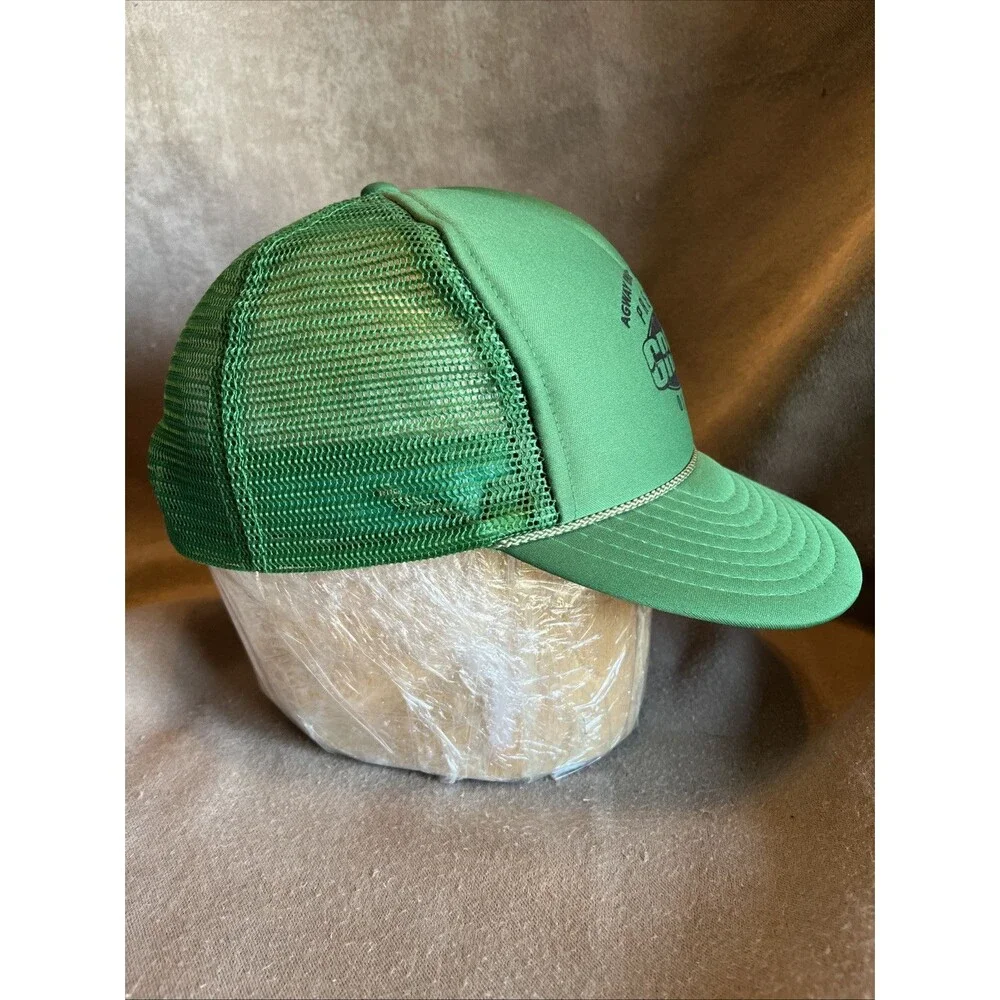VTG NOS Nissin Rope Snapback Trucker Hat Cap Full Foam Premium Green Diesel